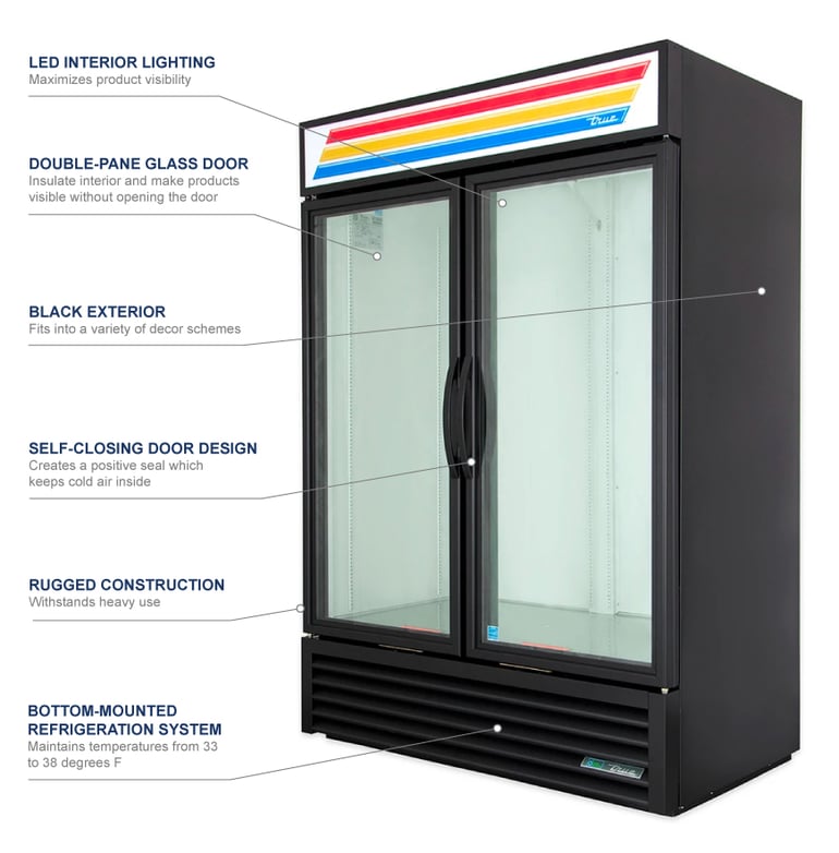 True Manufacturing gdm49bk Features