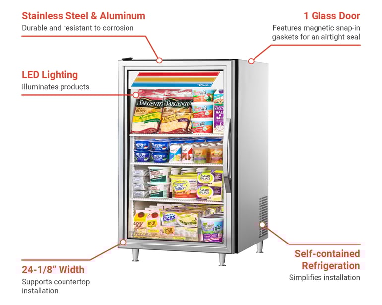 True Refrigeration GDM7SFGDLH Features
