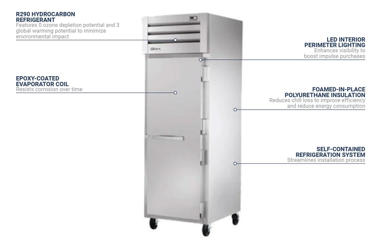 True Refrigeration STA1R1SHCLH Features
