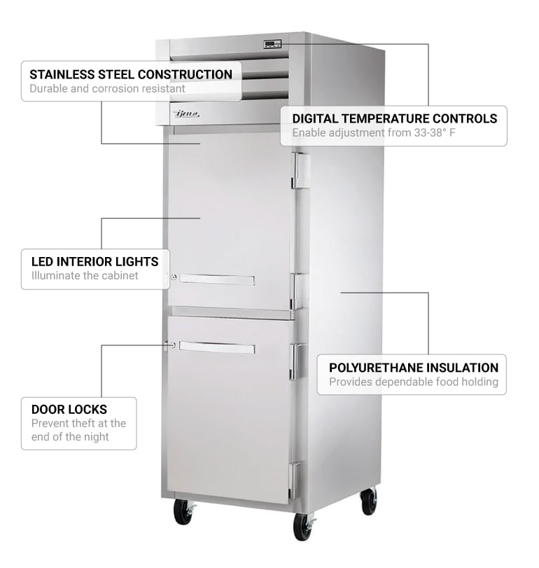 True Refrigeration STR1R2HSLH Features