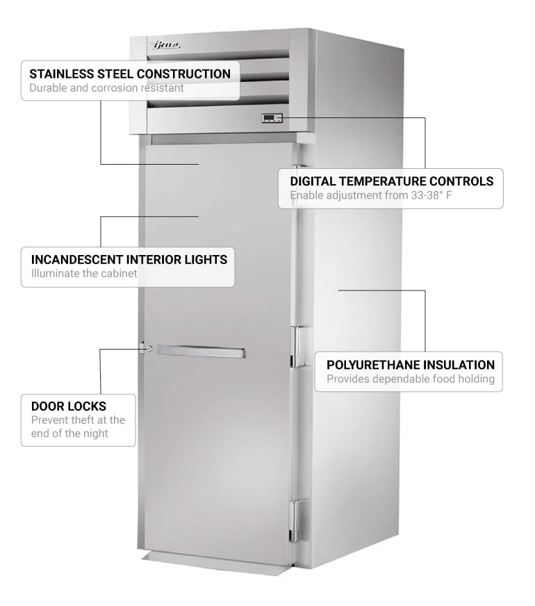True Refrigeration STR1RRI1SLH Features