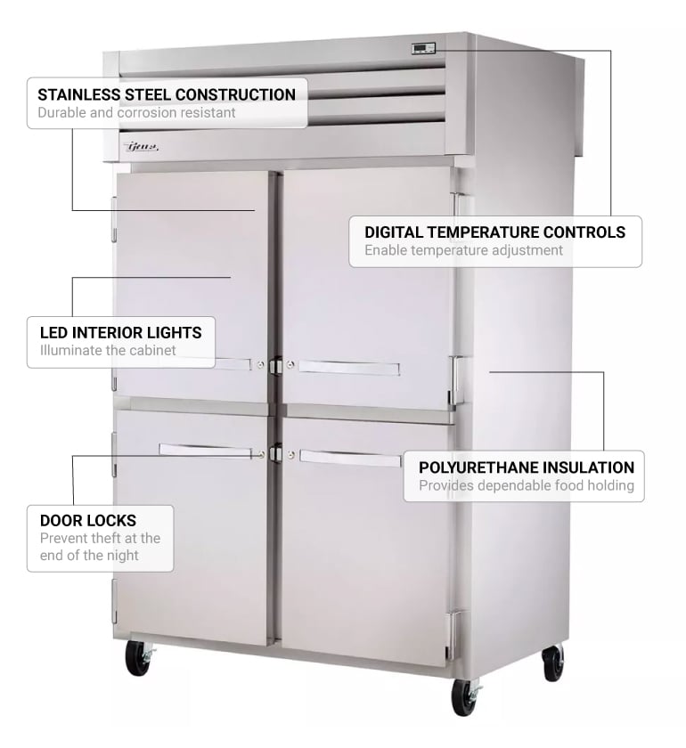 True Refrigeration STR2F4HS Features