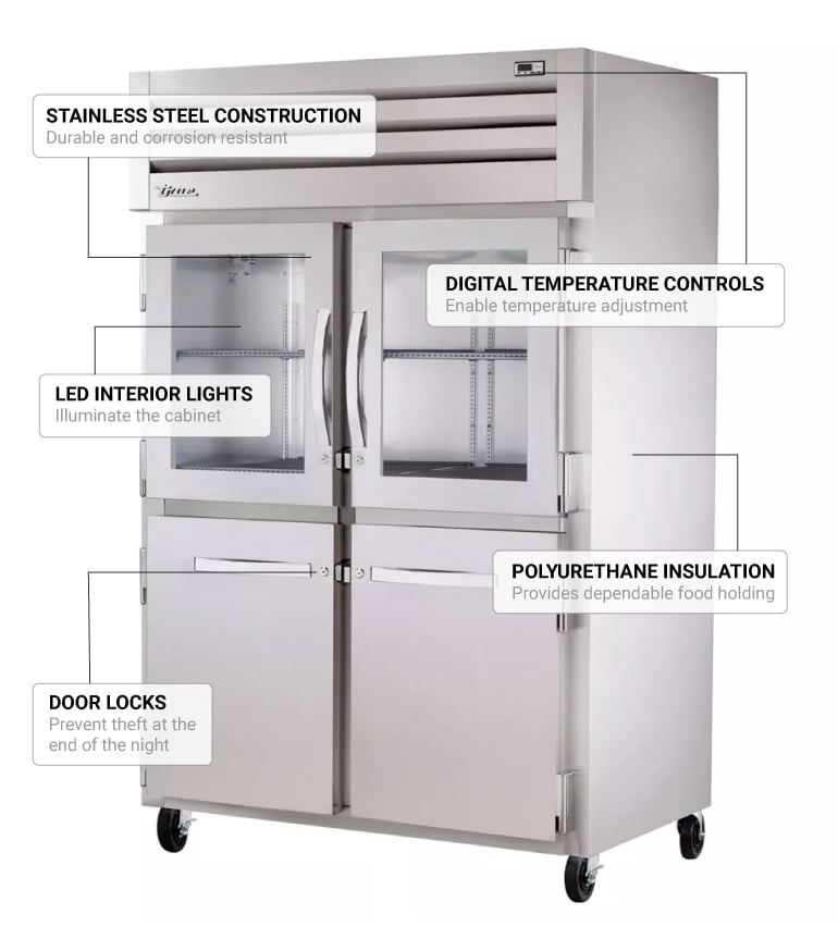 True Refrigeration STR2R2HG2HS Features