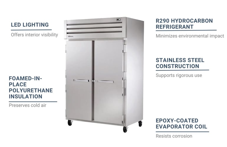 True Refrigeration STR2R2S Features
