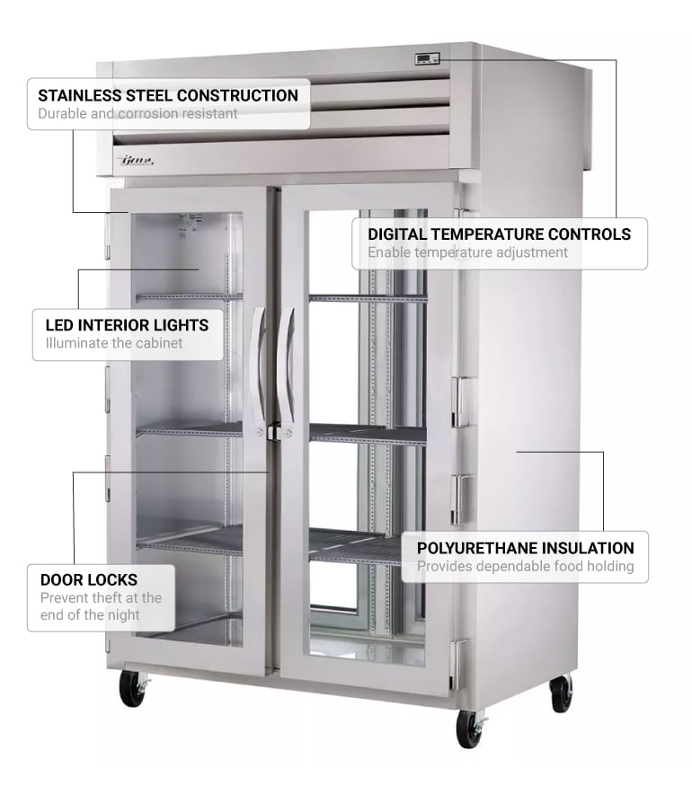 True Refrigeration STR2RPT2G2G Features