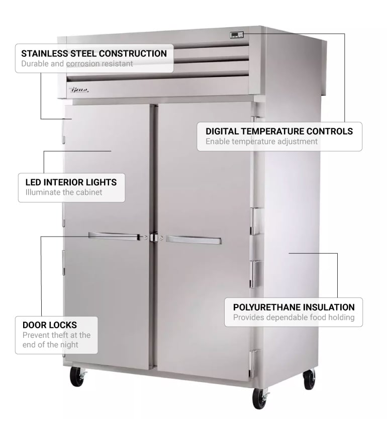 True Refrigeration STR2RPT2S2G Features