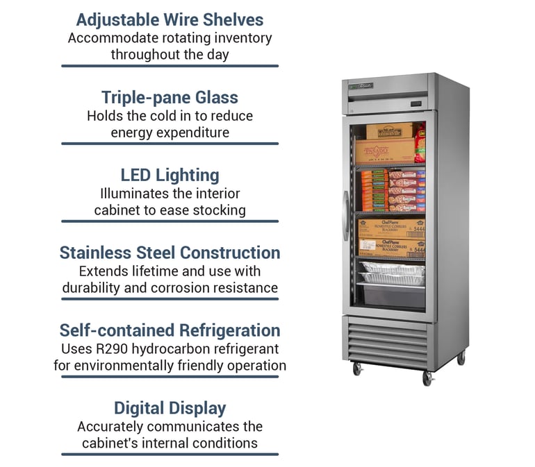True Refrigeration T23FGFLXHCFGD01 Features