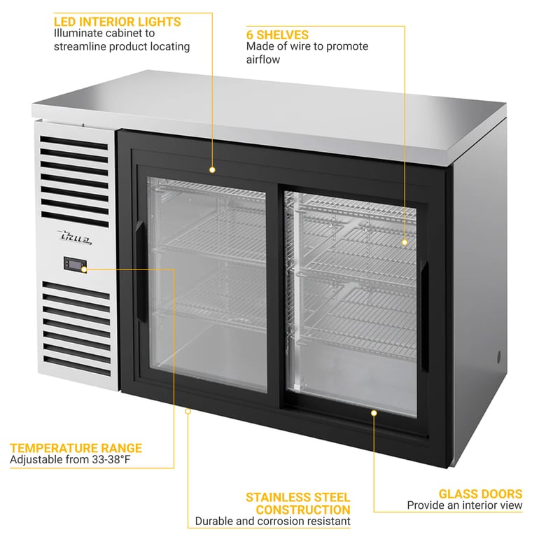 True Refrigeration TBR52RISZ1LS111 Features