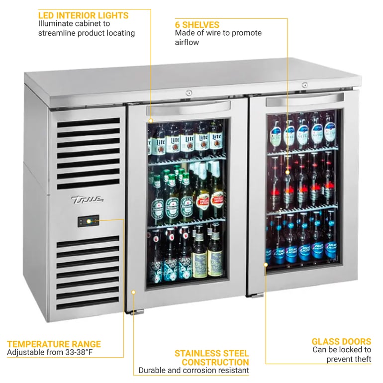 True Refrigeration TBR52RISZ1LSGG1 Features