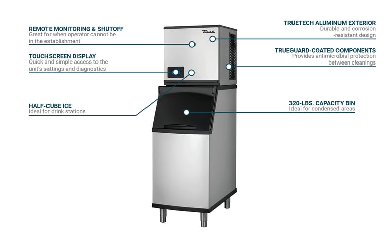 True Refrigeration TCIM422TIB422 Features