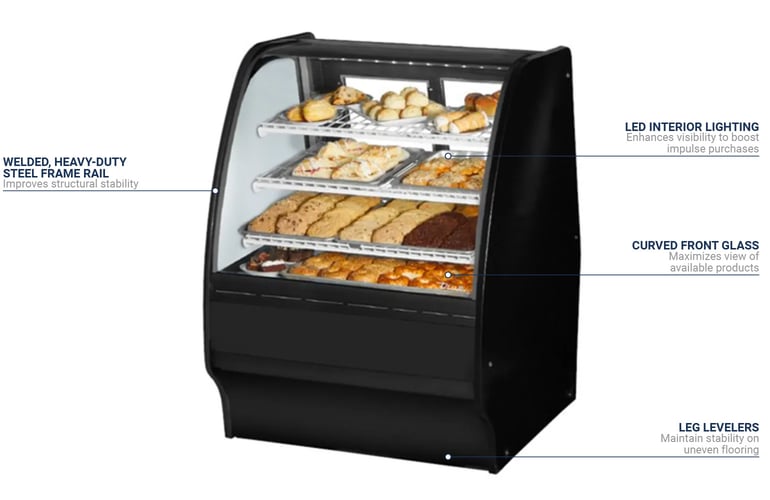 True Refrigeration TGMDC36SCSCBW Features