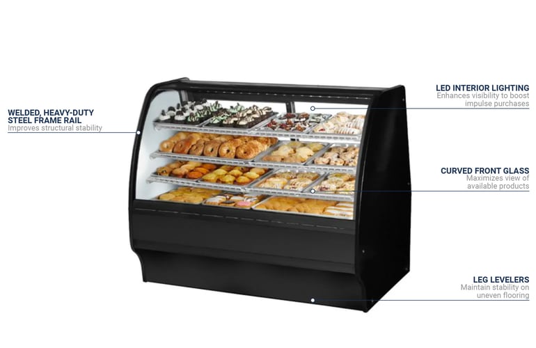 True Refrigeration TGMDC59SCSCBW Features
