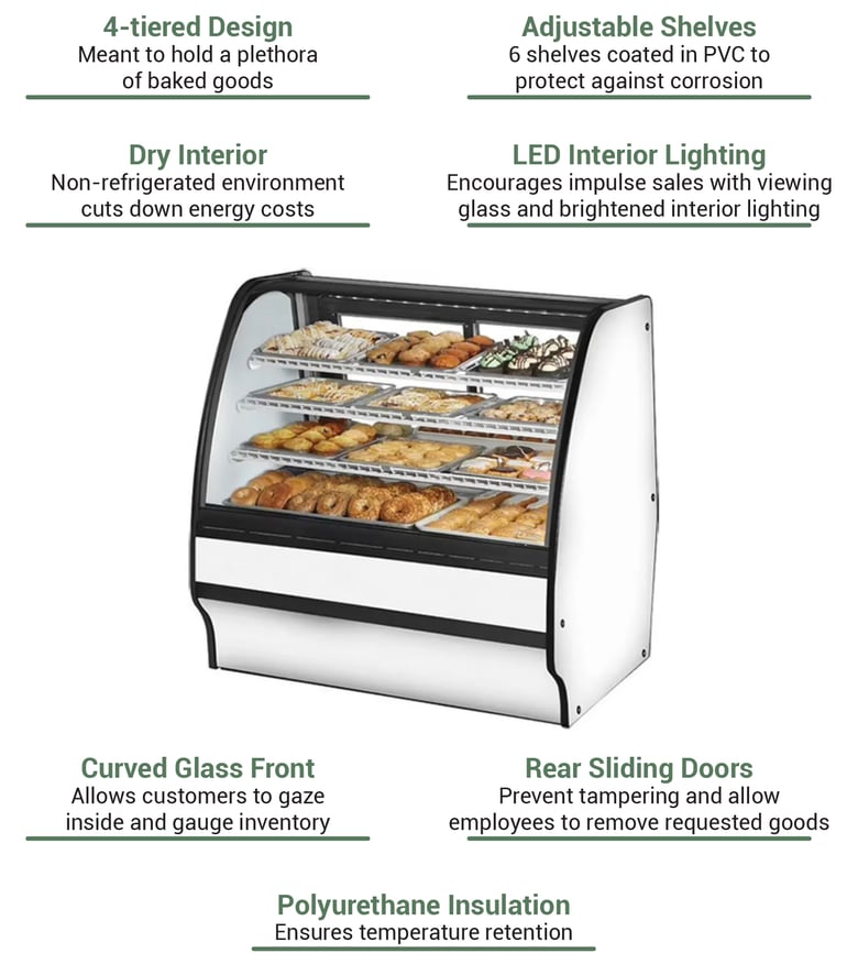 True Refrigeration TGMDC59SCSCWW Features