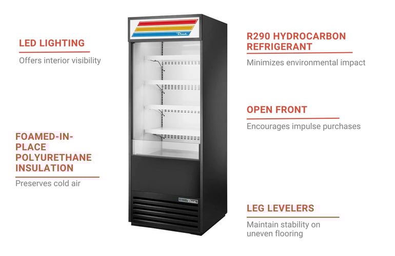 True Refrigeration TOAM30HCTSL01 Features