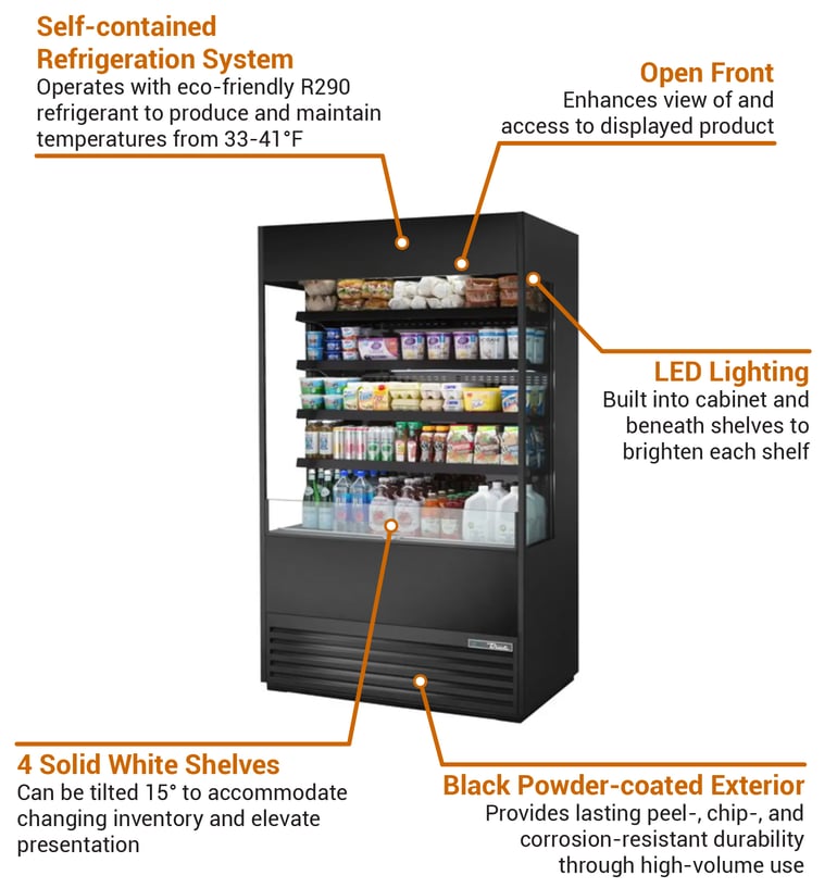 True Refrigeration TOAM48GSHCNSL01 Features