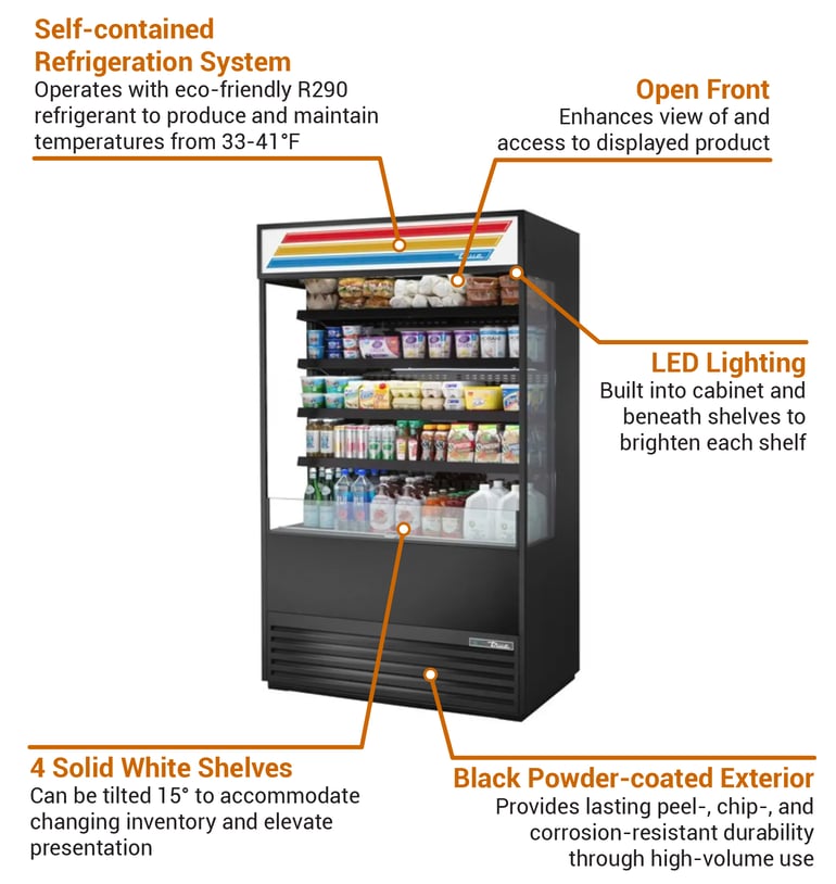 True Refrigeration TOAM48GSHCTSL01 Features