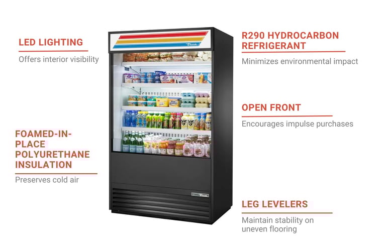 True Refrigeration TOAM48HCTSL01 Features