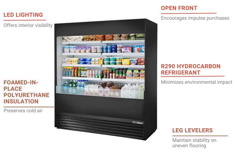 True Refrigeration TOAM72HCNSL01 Features