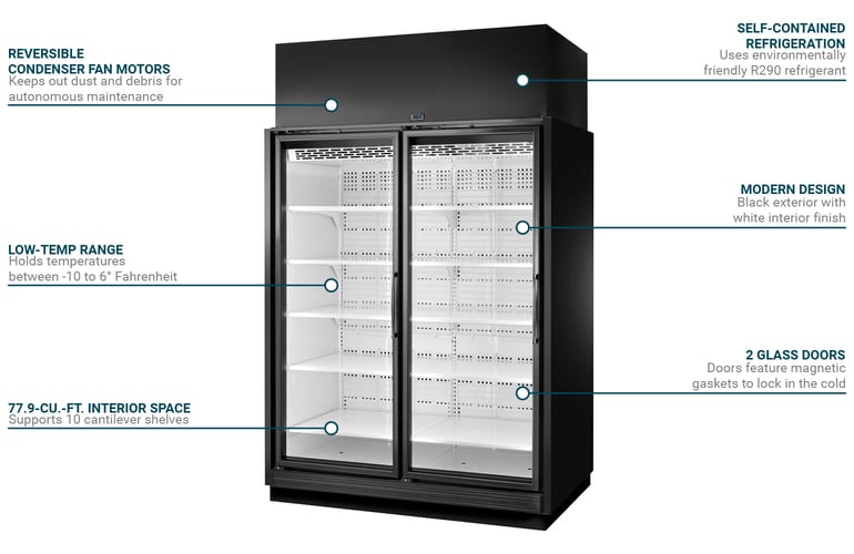 True Refrigeration TRM2LBW1BRRYN4 Features