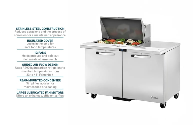 True Refrigeration TSSU4812MBADAHC3 Features