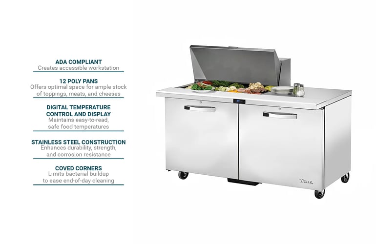 True Refrigeration TSSU6015MBADAHC3 Features
