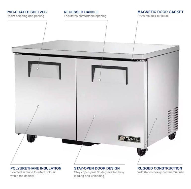 True Manufacturing tuc48 Features