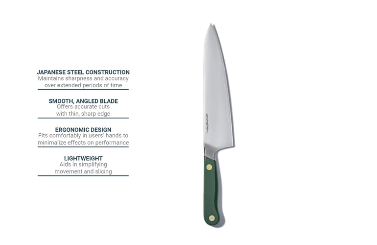 Chef's Knife Shiso Green | Kitchen Knives | Hedley & Bennett