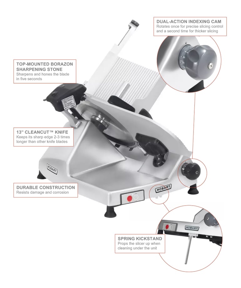 Hobart HS6N-1 Manual Meat & Cheese Slicer w/ 13