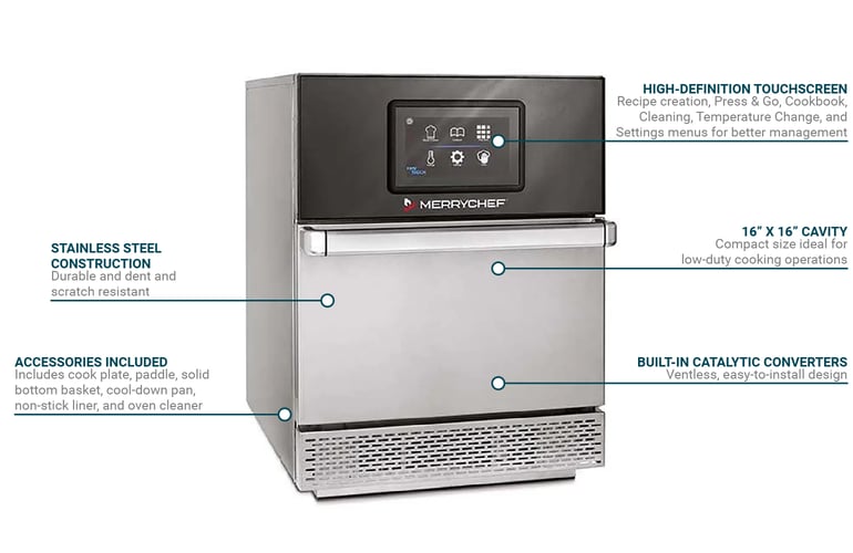 Merrychef CONNEX16N630PSS Features