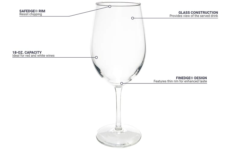 Libbey 7500 Vina Flute Glasses, 8-ounce, Set of 12