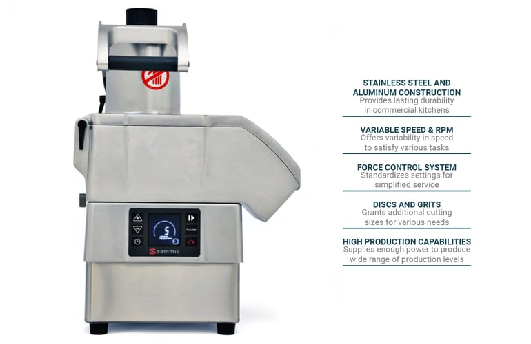 Sammic CA311VV Features