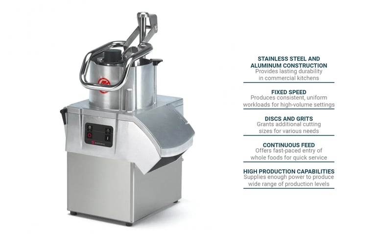 Sammic CA-41 1 Speed Continuous Feed Food Processor w/ 1300 lb/hr ...