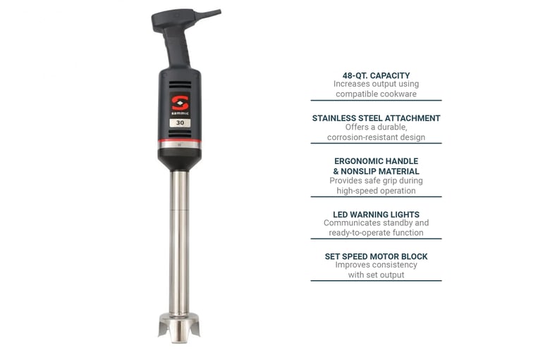 Sammic XM32 Features