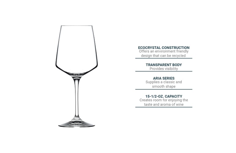 Steelite 662RCR310 15 1/2 oz RCR Crystal Aria White Wine Glass