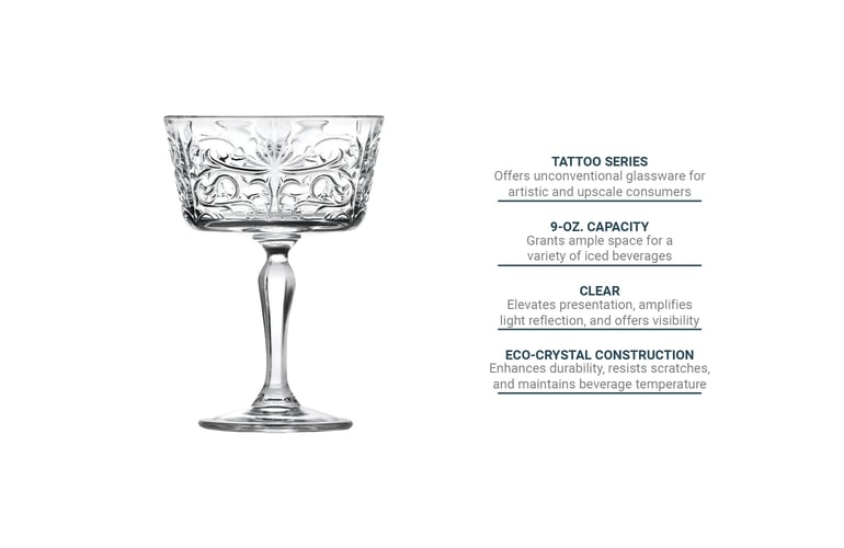 Steelite 676RCR377 9 3/4 oz RCR Crystal Tattoo Goblet Wine Glass