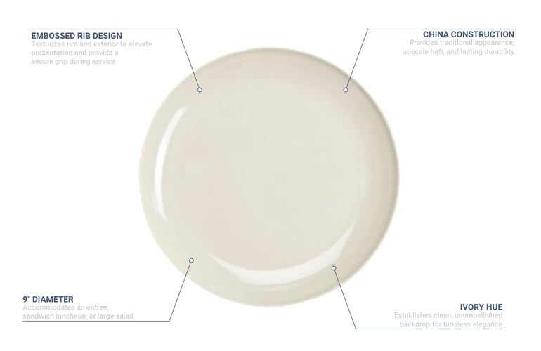 Homer Laughlin HL13089200 Features