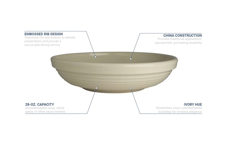 Homer Laughlin HL13179200 Features