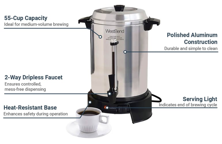 West Bend 13500 Features