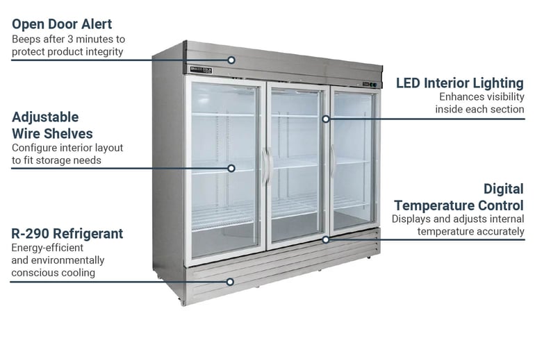 Maxx Cold MVR-72GDHC 81 1/5