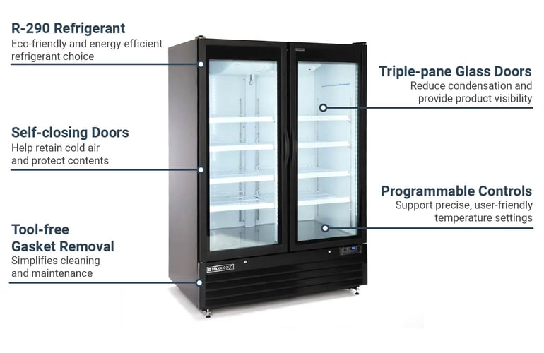 Maxx Cold MXGDM50FBHC Features