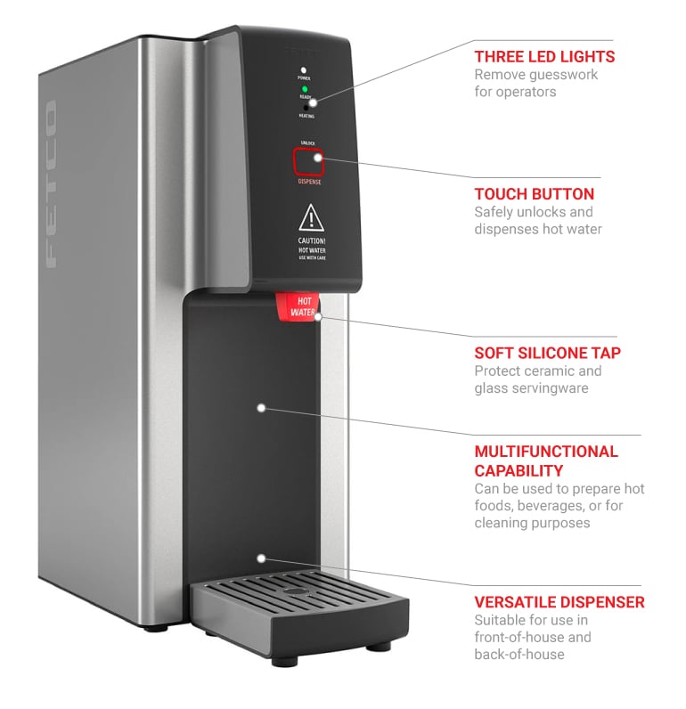 最も完璧な Water Hot Plumbed Low-volume HWD-2102 Fetco Dispenser 2 - 快適グッズ・旅行小物