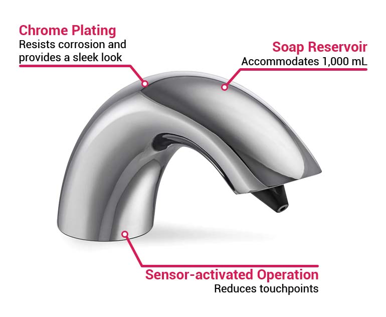 Zurn Industries Z6950SD 34 oz Deck Mount Automatic Liquid Soap
