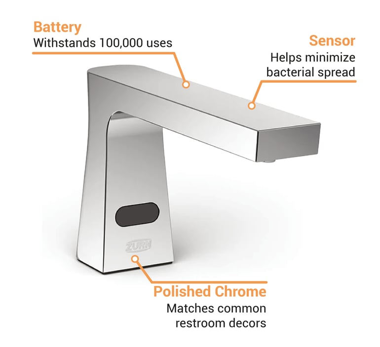 Zurn Industries Z6953-SD 54 oz Deck Mount Automatic Liquid Soap