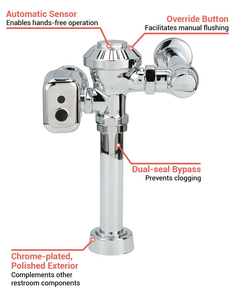 Zurn Industries ZEMS6000-WS1.0005 Hardwired Sensor Flush