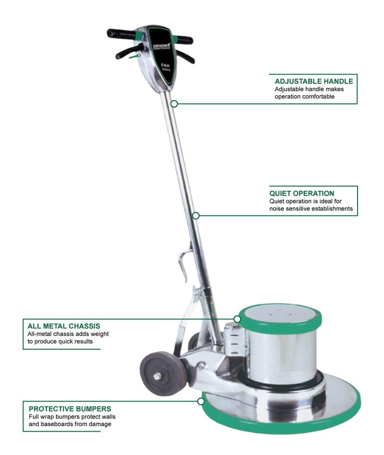 Bissell BigGreen Commercial BGH-19E 19 inch Heavy Duty Floor Machine