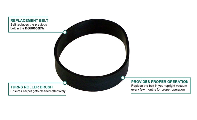 Bissell u8000belt Features