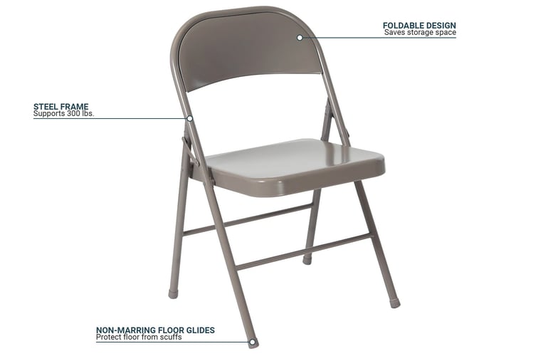Flash Furniture BDF002GY Features