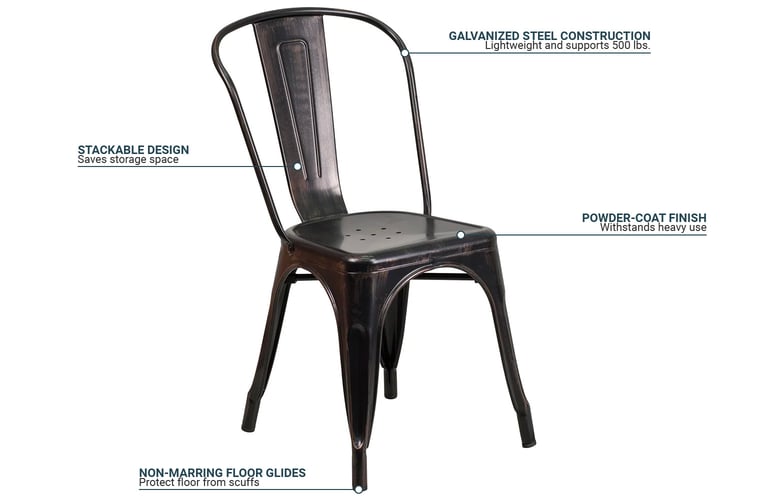 Flash Furniture CH31230BQGG Features