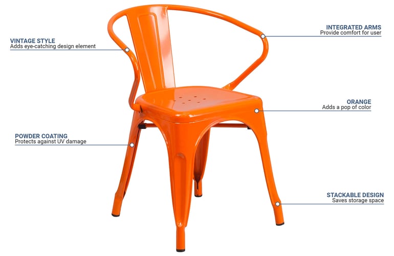 Flash Furniture CH31270OR Features