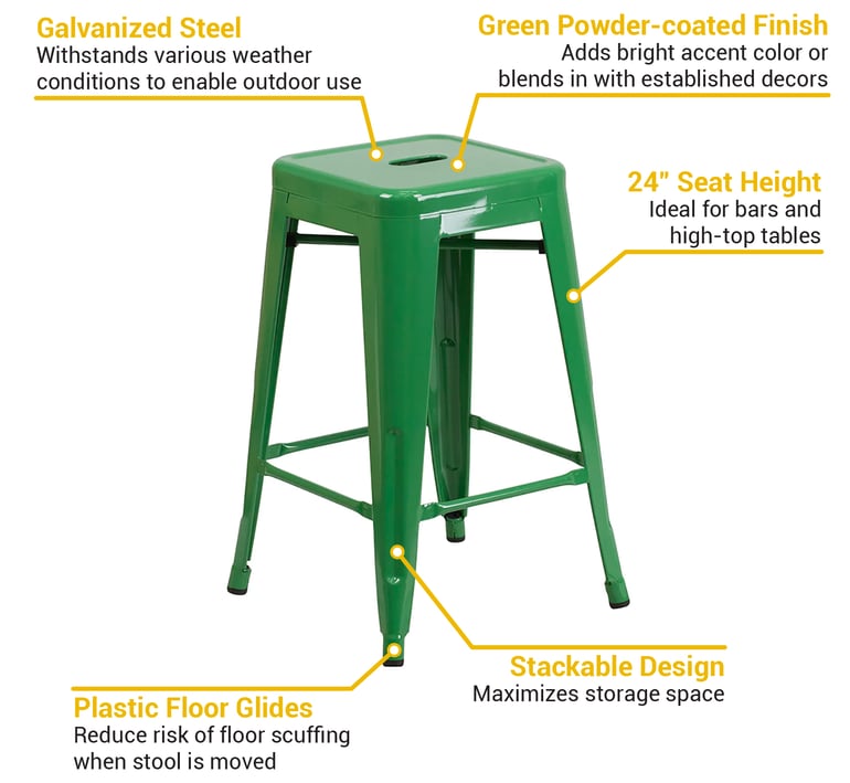 Flash Furniture CH3132024GN Features
